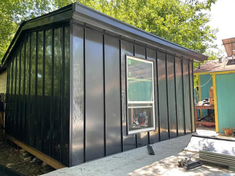 Black standing seam metal wall panels for Roof Inspection in Fortuna Foothills
